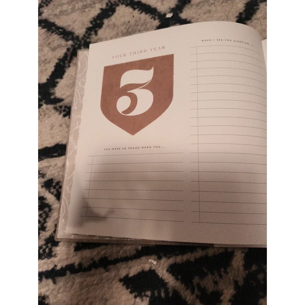 Year by Year: Written by You for Your Child Hardcover by Hathaway, Miriam New